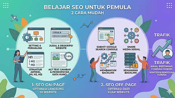 Belajar Dasar SEO untuk Pemula dengan 2 Cara Mudah